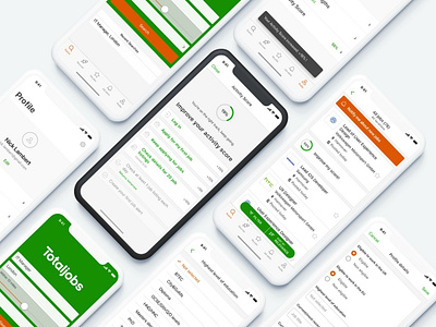 Totaljobs app (iOS) application design interface design ios ios app mobile app ui user interface user interface design ux