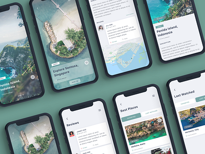 Gezi Travel App UI Kit app blog design detail ios iphonex listing mobile sketch travel ui ui8 user