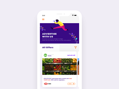 Offer Home Page advertisement bank bank offer bold font branding credit card dark app illuatration iphonex mobile offer sri lanka tree vector art