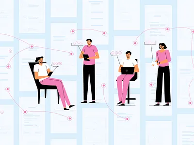 User Testing app article character design digital illustration innovation news user testing