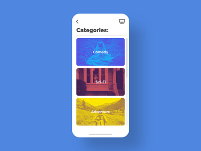 Tv App - DailyUI - 025 app challenge dailychallenge dailydesign dailyui dailyui 025 experience interaction interface movie movie app movies tv tv app ui user