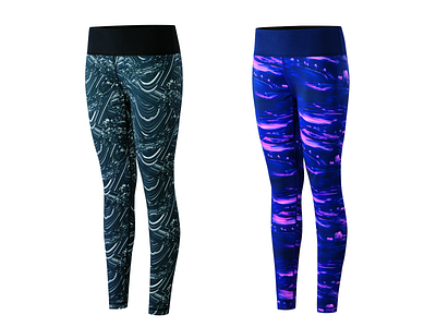 Legging Print Designs For Terramar Fall 2016 Baselayer Line 01 apparel design athletic apparel baselayer fashion design illustration photoshop textile print