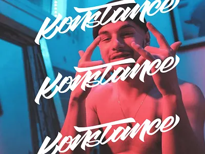 Custom logotype - Konstance adobe branding custom logotype customer lettering graphic design hand drawn illustrator lettering lettering artist logo logotype type type design vector wordmark