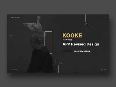 Kooke app design icon logo ui ux 品牌 平面 插图 设计