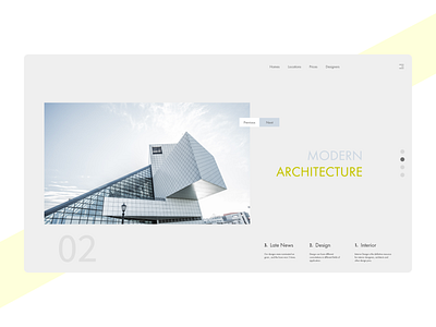 Modern Architecture adobe illustrator adobe photoshop adobe xd branding graphic design icons logo minimal minimal art minimalism pantone typography ui ui design ui ux ux ux design web web concept web design