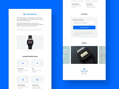 CasioMod.Club Website icon design iconography interace logo ui ui deisgn web deisgn