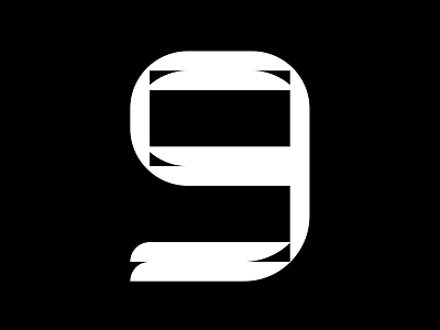 9 36 days of type 36 days of type lettering adobe black white challenge fontface letter minimal typeface typography