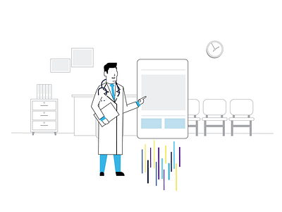 Doctor App doctor doctors office illustration medical