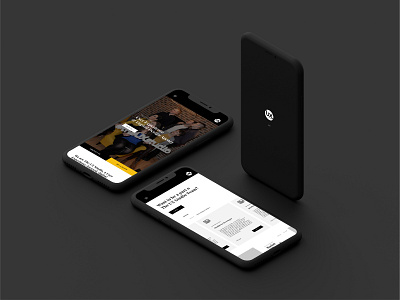 The UX Studio Website - Mobile branding design digital design minimal portfolio ui visual designer web web design website