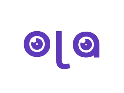 Ola Smart Security Logo app branding clean clever concept design flat icon identity illustration illustrator lettering logo minimal type typography ui ux vector website