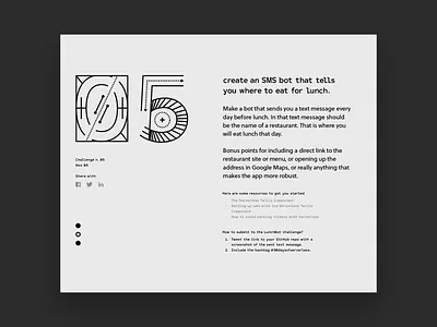 30 Days of Serverless landing branding developers graphic illustration minimal serverless simple startup style tech typography