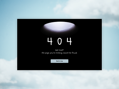 Daily UI #008 404 Page challenge daily ui 008 dailyui design figmadesign ui web