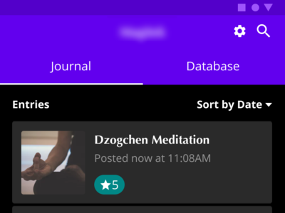 Metaphysical Journal card icons material design open sans optima react native segmented button