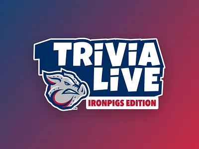 ESC Trivia Live logo baseball branding cartoony game gaming logo logotype mobile game trivia typography