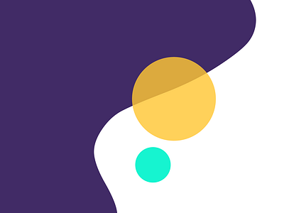 Friendly shapes graphic design simple vector