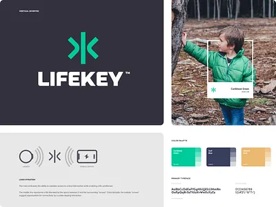 Lifekey - Branding app branding icon identity iphone landing logo typography website