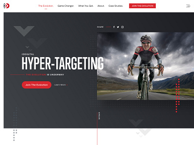 Hero Landing Page Design art direction case study design web