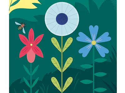 Spring Flowers botanical design flower illustration flowers gardening illustrated flowers illustration nature spring vector
