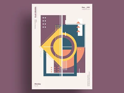CR3ST - Minimalist poster design abstract abstract art abstract design composition design design art geometric geometric art geometric design geometric illustration illustration minimalism minimalist minimalist design minimalist poster poster poster a day poster art poster challenge poster collection
