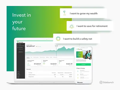 Bank of Hope Investment Concept app bank account bank app banking finance fintech investment ui ux