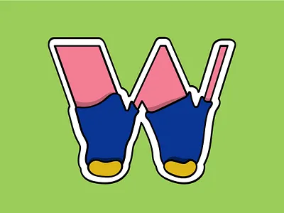 36daysoftype - W 36 days of type 36 days of type lettering 36daysoftype06 design diseño graphic design illustration illustrator vector