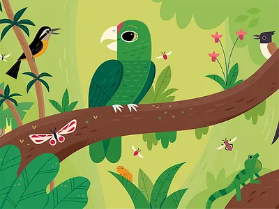 Iguaca animals birds character design childrens books illustration kids lit nature vector wildlife