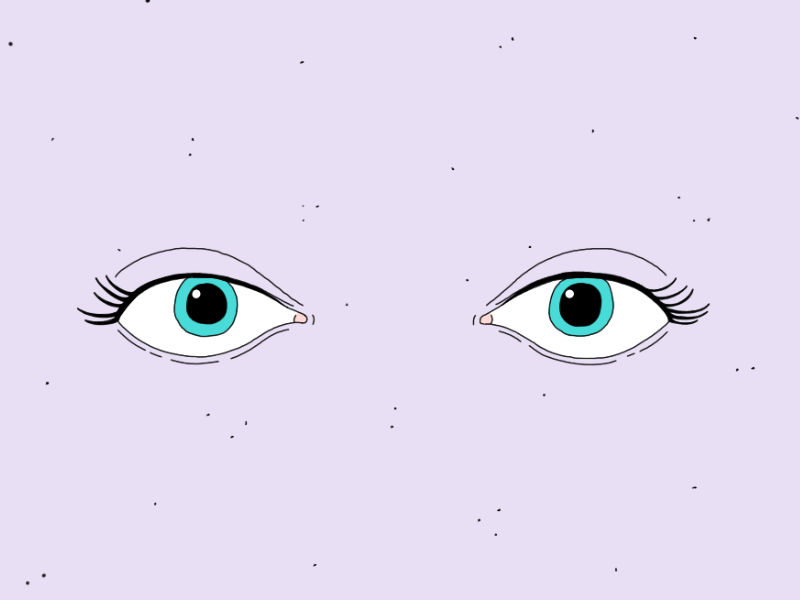 Mood illustration mood nope purple