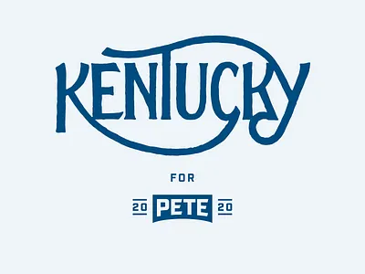 Kentucky bourbon hand lettering hand type kentucky lettering ligature logo southern type typography whiskey