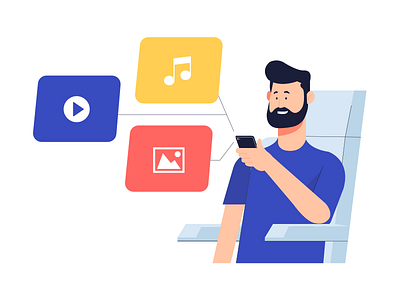 Illustration for Travel App illustration travel