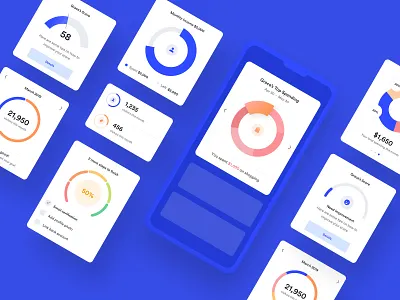Graph Collection - Mobile UI UX dashboard finance graph mobile mobile app ui ui ux