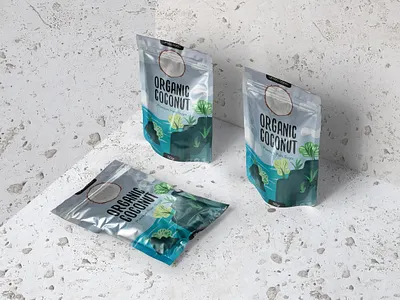 Packaging design for coconut sugar brand branding design drawing grapgic design illustration package package design sugar sugar packaging