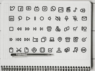 Website Library Part 2 app branding creative creator design element icon icon a day icon app icon artwork icon bundle icon set iconfinder identity illustration outline ui ux vector web