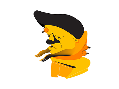 Hitler Bowie app appdesign design graphicdesign hitler illustration popart ui ux vector websitedesign