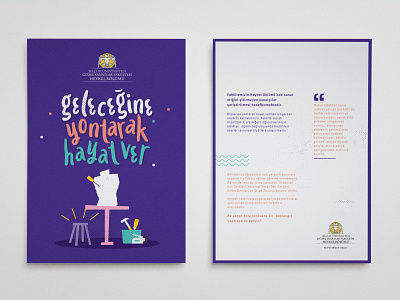 Statue 🔨 abstract art arts brand brochure color fine flyer illustration konya poster print purple sculptures series statue student turkey typogaphy vector