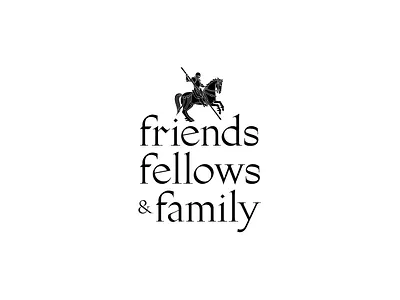 friends, fellows & family logo branding design