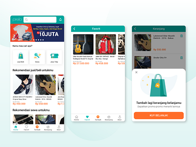 Prelo Mobile Apps - Exploration exploration illustration ui ux