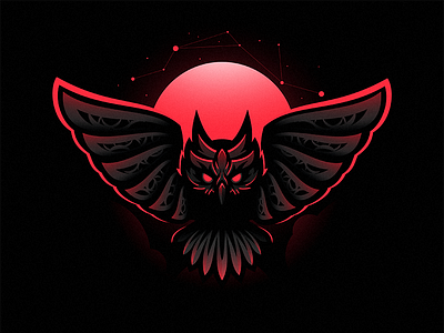 MTG LUX lux magic moon moonlight mtg night owl stars strix
