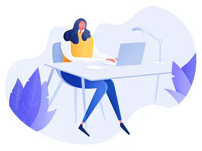 Working Woman :: Illustration 2d illustration board business character creative designer drawing girl illustration illustration laptop illustration man office tranmautritam vector website woman woman illustration work space working working woman