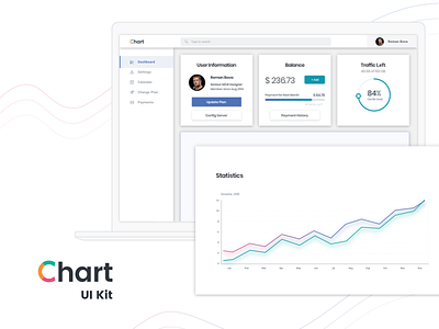 Cloud Service Dashboard chart circle dashboard free legend linear plot progress sketch web