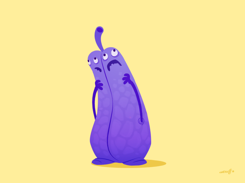 Animation Collab “Atemlos” - Asthma 2d animation 2d character animation asthma chriseff gif loop lung