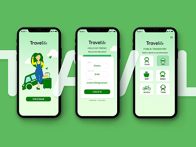 Travel app design app design app branding app illustration green design icons design ideal design travel app design travel design