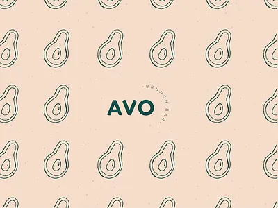 Avocado Brunch Bar Branding avocado avocados bar brand branding brunch business cards food graphic design illustration logo pink playful vector