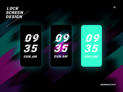 Lock Screen lock screen time clock