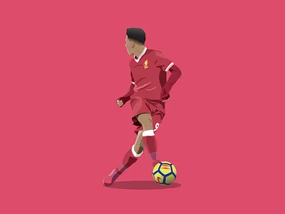Bobby Firmino action bobby bobby firmino football goal illustration lfc liverpool liverpool fc no look player soccer