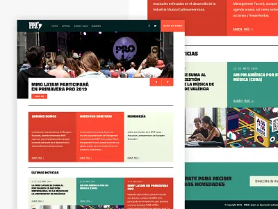 Mmf Website branding design grid logo orange producer product ui web design