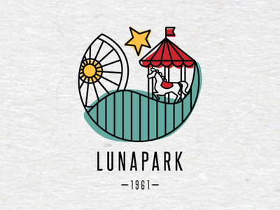 Logo for an Amusement Park amusement park brand and identity branding doodle entertainment park fancy funfair graphic design graphic design logo identitiy illustration logo logo design logo design branding logo design concept