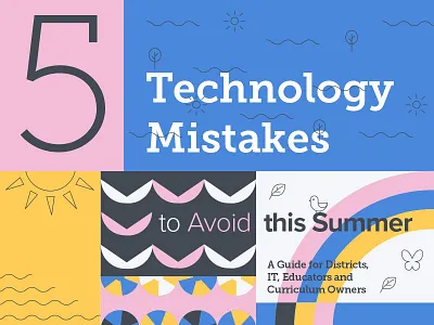 Ebook on Apple device upgrades in education birds rainbow summer