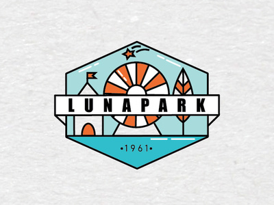 Logo for an Amusement Park III amusement park brand and identity branding doodle entertainment park fancy funfair graphic design graphic design logo identity illustration logo logo design logo design branding logo design concept vector vector art