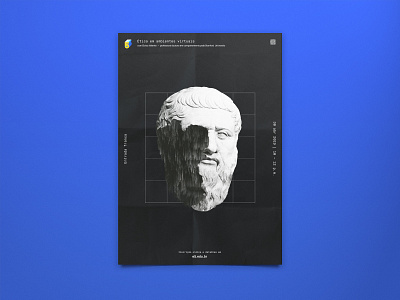 E5 Event Poster branding brutalism design education engineering ethics geometric layout plato poster science study