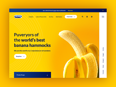 Durex Homepage Redesign clean digital design homepage landing landing page redesign ui ux website website design